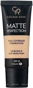 Фото Golden Rose Matte Perfection Full Coverage Foundation SPF15 N3