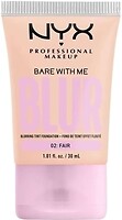 Фото NYX Professional Makeup Bare With Me Blur Tint Foundation №02 Fair