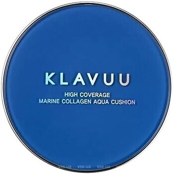 Фото Klavuu Blue Pearlsation High Coverage Marine Collagen Aqua Cushion №21