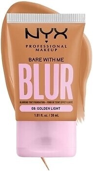 Фото NYX Professional Makeup Bare With Me Blur Tint Foundation №08 Golden Light