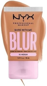 Фото NYX Professional Makeup Bare With Me Blur Tint Foundation №10 Medium