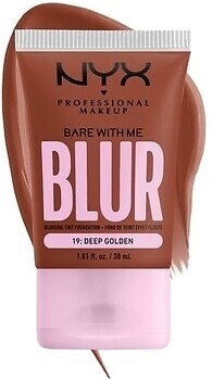 Фото NYX Professional Makeup Bare With Me Blur Tint Foundation №19 Deep Golden
