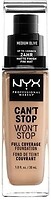 Фото NYX Professional Makeup Can't Stop Won't Stop 24h Full Coverage Foundation №09 Medium Olive