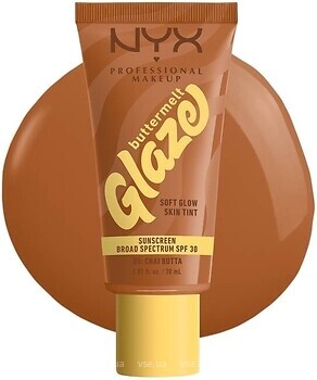 Фото NYX Professional Makeup Buttermelt Glaze Soft Glow Skin Tint SPF30 №05 Chai Butta