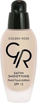 Фото Golden Rose Satin Smoothing Fluid Foundation SPF15 №27