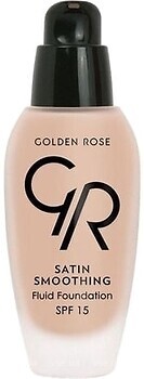 Фото Golden Rose Satin Smoothing Fluid Foundation SPF15 №28
