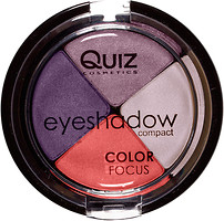 Фото Quiz Cosmetics Color Focus Eyeshadow 4-Colour 452