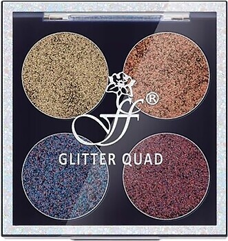 Фото FFleur E-494 Glitter Quad Eyeshadow Palette 1