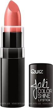 Фото Quiz Cosmetics Joli Color Shine Long Lasting Lipstick 100 Caramel Glam