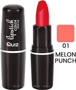 Фото Quiz Cosmetics Color Focus Lipstick 01 Melon Punch