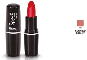 Фото Quiz Cosmetics Color Focus Lipstick 18 Sugared Bronze