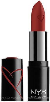 Фото NYX Professional Makeup Shout Loud Satin Lipstick 12 Hot in Here