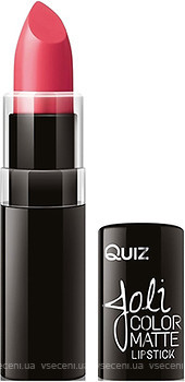 Фото Quiz Cosmetics Joli Color Matte Long Lasting Lipstick №302 Velvet Rose