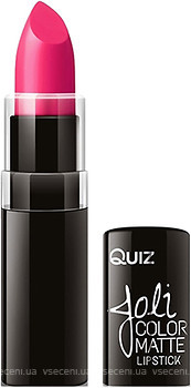 Фото Quiz Cosmetics Joli Color Matte Long Lasting Lipstick №303 Rasberry Pink