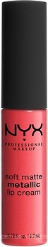 Фото NYX Professional Makeup Soft Matte Metallic Lip Cream 07 Manila