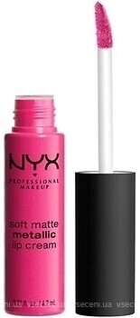 Фото NYX Professional Makeup Soft Matte Metallic Lip Cream Paris