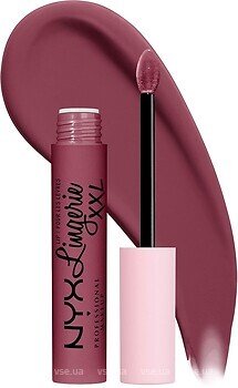 Фото NYX Professional Makeup Lip Lingerie XXL Matte Liquid Lipstick 14 Bust-Ed