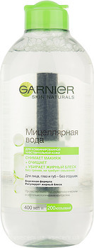 Фото Garnier міцелярна вода Skin Naturals для комбінованої і чутливої шкіри 400 мл