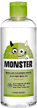 Фото Etude House Monster Micellar Cleansing Water міцелярна вода з екстрактом алое 300 мл