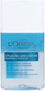 Фото L'Oreal засіб для зняття водостійкого макіяжу з очей і губ 125 мл