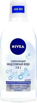 Фото Nivea мицеллярная вода Освежающая 3в1 400мл