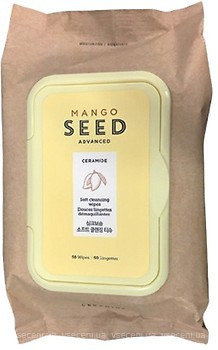 Фото The Face Shop Mango Seed Cleansing Wipes очищувальні серветки 50 шт