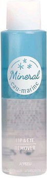 Фото A'pieu засіб для демакіяжу губ та очей Mineral Lip and Eye Make-Up Remover Eau-Marine 100 мл