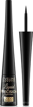 Фото Eveline Cosmetics Liquid Precision Eyeliner 2000 Procent Waterproof Black Matt