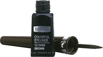 Фото IsaDora Colorful Eyeliner 12 Dark Brown