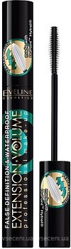 Фото Eveline Cosmetics Extension Volume Professional Make-Up False Definition & Waterproof Black