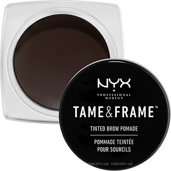 Фото NYX Professional Makeup помада для брів Tame & Frame Tinted Brow Pomade 05 Black
