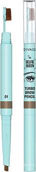 Олівець-маркер Divage Turbo Selfie Queen Brow Pencil олівець для брів ...