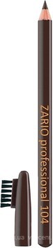 Фото Zario Professional Eyebrow Pencil 104 Темно-коричневий