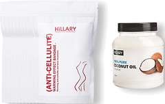Фото Hillary Cosmetics набір Anti-Cellulite Pro Warming Effect + Hillary 100% Pure Coconut Oil
