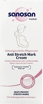 Фото Sanosan крем від розтяжок для вагітних Stretch Marks Butter For Pregnant Women 200 мл