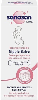 Фото Sanosan ланолиновый крем для сосков Mama Nipple Salve Cream 30 мл