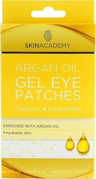 Фото Skin Academy гелевые патчи под глаза с аргановым маслом Argan Oil Gel Eye Patches 8 шт