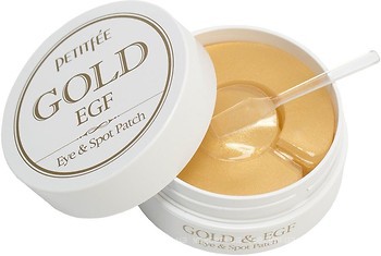 Фото Petitfee гідрогелеві патчі для очей Gold & EGF Eye & Spot Patch 60 шт+30 шт