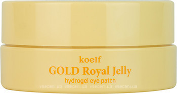 Фото Koelf гідрогелеві патчі для очей Gold & Royal Jelly Eye Patch 60 шт