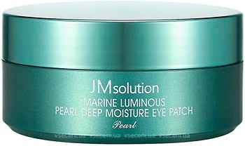 Фото JMsolution гидрогелевые патчи с морским комплексом и жемчугом Marine Luminous Pearl Deep Moisture Eye Patch 60 шт