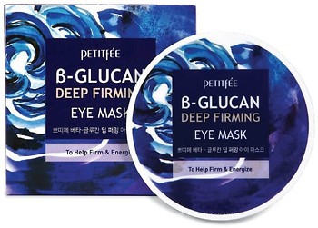 Фото Petitfee супер зміцнюючі патчі під очі з бета-глюканом B-Glucan Deep Firming Eye Mask 60 шт