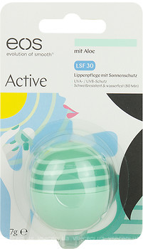 Фото EOS Aloe Active Lip Balm SPF 30 бальзам для губ Алое 7 г