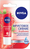 Фото Nivea бальзам для губ Фруктовое Сияние, Клубника 4.8 г / 5.5 мл