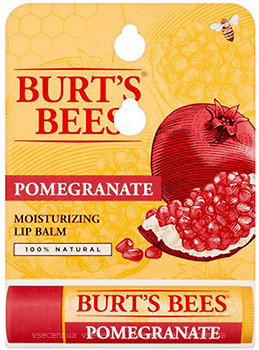 Фото Burt's Bees Pomegranate Lip Balm бальзам для губ в стику з ароматом граната 4.25 г