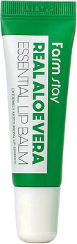 Фото FarmStay Real Aloe Vera Essential Lip Balm бальзам для губ з алое вера 10 г