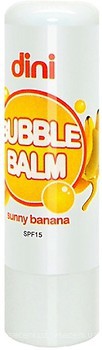 Фото Dini гигиеническая помада Bubble Balm Sunny banana Банан 4.5 г