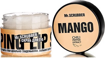 Фото Mr.Scrubber скраб для губ Plumping Lip Scrab Wow Lips Mango Манго 35 г