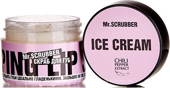 Фото Mr.Scrubber скраб для губ Plumping Lip Scrab Wow Lips Ice Cream Морозиво 35 г