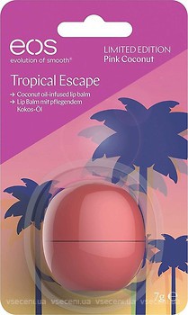 Фото EOS бальзам для губ Tropical Escape Limited Edition Pink Coconut Рожевий кокос 7 г