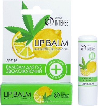 Фото Colour Intense бальзам для губ Lip Balm Канабіс і лимон 5 г